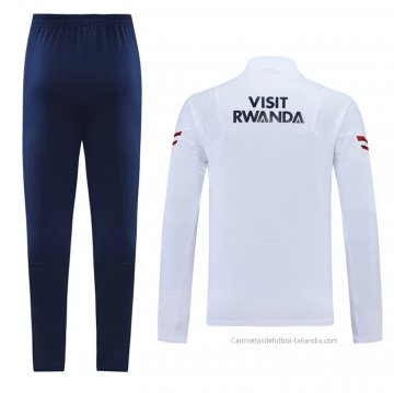 Chandal de Sudadera del Paris Saint-Germain Jordan 2021-2022 Blanco