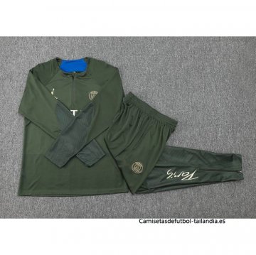 Chandal de Sudadera del Paris Saint-Germain Jordan 2023-2024 Verde