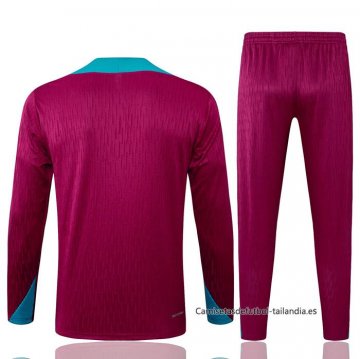 Chandal de Sudadera del Paris Saint-Germain Nino 2024-2025 Purpura