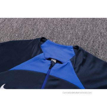 Chandal de Sudadera del Paris Saint-Germain Nino 2022-2023 Azul