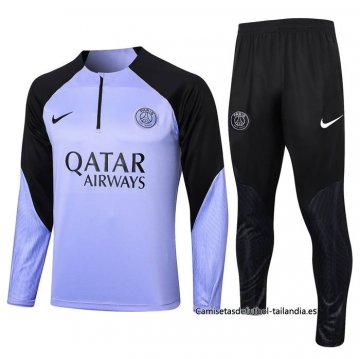 Chandal de Sudadera del Paris Saint-Germain Nino 2023-2024 Violeta Claro Chandal de Sudadera del Paris Saint-Germain Nino 2023-2024 Violeta Claro