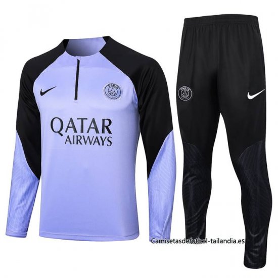 Chandal de Sudadera del Paris Saint-Germain Nino 2023-2024 Violeta Claro - Haga un click en la imagen para cerrar