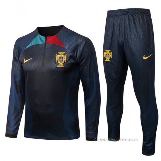 Chandal de Sudadera del Portugal 2022-2023 Negro - Haga un click en la imagen para cerrar