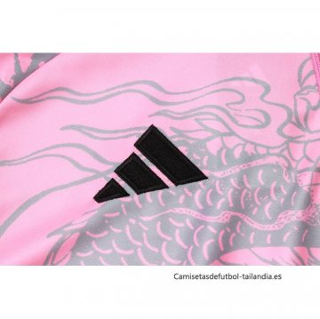 Chandal de Sudadera del Real Madrid Dragon 2024-2025 Rosa