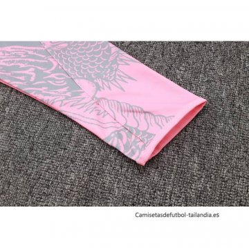 Chandal de Sudadera del Real Madrid Dragon 2024-2025 Rosa