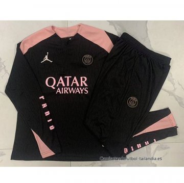 Chandal de Sudadera del Real Madrid Nino 2024-2025 Negro
