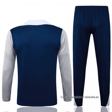 Chandal de Sudadera del Tottenham Hotspur 2025-2026 Azul Gris