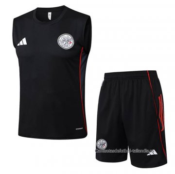 Chandal del Ajax Sin Mangas 2025-2026 Negro