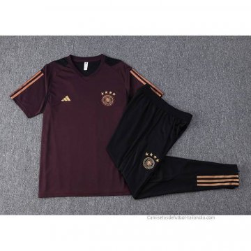 Chandal del Alemania Manga Corta 2022-2023 Marron