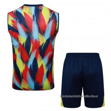 Chandal del Arsenal Sin Mangas 2025-2026 Azul Rojo Amarillo