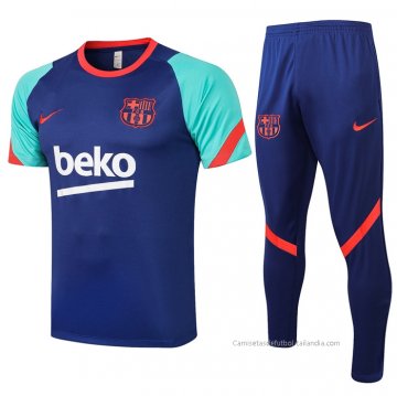 Chandal del Barcelona Manga Corta 2021 Azul Chandal del Barcelona Manga Corta 2021 Azul
