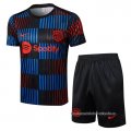Chandal del Barcelona Manga Corta 2024 Azul - Pantalon Corto