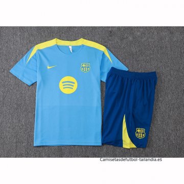 Chandal del Barcelona Manga Corta 2025-2026 Azul - Pantalon Corto