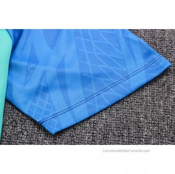 Chandal del Barcelona Manga Corta 2022-2023 Verde - Pantalon Corto