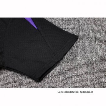 Chandal del Barcelona Manga Corta 2025-2026 Negro - Pantalon Corto