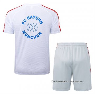 Chandal del Bayern Munich Manga Corta 2025-2026 Blanco - Pantalon Corto