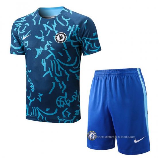 Chandal del Chelsea Manga Corta 2022-2023 Azul - Pantalon Corto - Haga un click en la imagen para cerrar