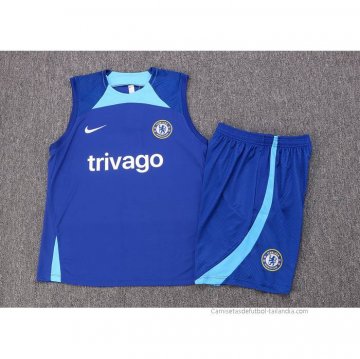 Chandal del Chelsea Sin Mangas 2022-2023 Azul Oscuro