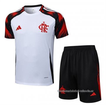 Chandal del Flamengo Manga Corta 2025-2026 Blanco - Pantalon Corto Chandal del Flamengo Manga Corta 2025-2026 Blanco - Pantalon Corto