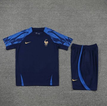 Chandal del Francia Manga Corta 2022-2023 Azul - Pantalon Corto