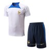 Chandal del Francia Manga Corta 2022-2023 Blanco - Pantalon Corto Chandal del Francia Manga Corta 2022-2023 Blanco - Pantalon Corto