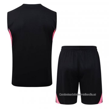 Chandal del Inter Miami Sin Mangas 2025-2026 Negro Rosa