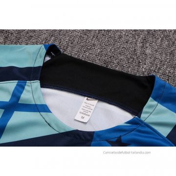 Chandal del Inter Milan Manga Corta 2022-2023 Azul