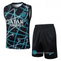 Chandal del Inter Milan Sin Mangas 2025-2026 Negro Azul