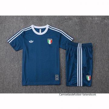 Chandal del Italia Manga Corta 2026-2027 Azul - Pantalon Corto