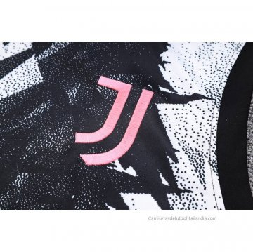 Chandal del Juventus Sin Mangas 2023-2024 Negro y Gris