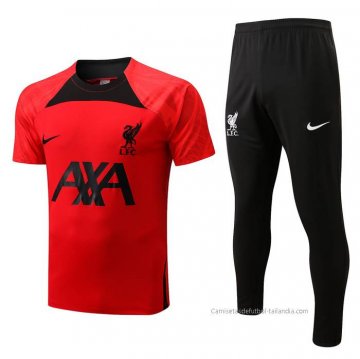 Chandal del Liverpool Manga Corta 2022-2023 Rojo Chandal del Liverpool Manga Corta 2022-2023 Rojo