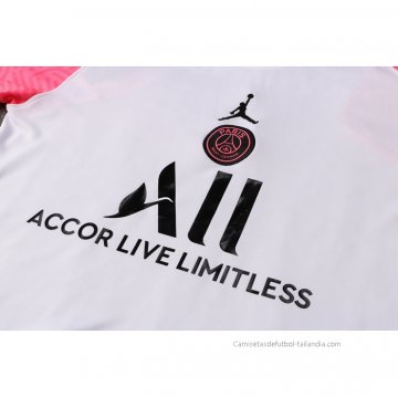 Chandal del Paris Saint-Germain Jordan Manga Corta 2021-2022 Blanco