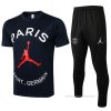Chandal del Paris Saint-Germain Manga Corta 2021-2022 Negro Chandal del Paris Saint-Germain Manga Corta 2021-2022 Negro
