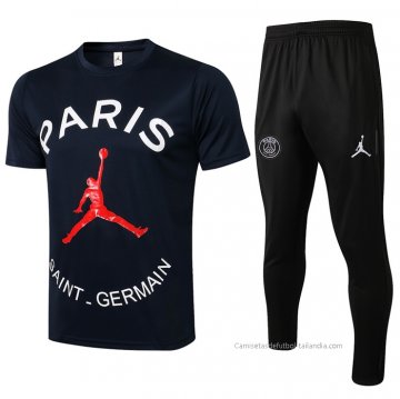 Chandal del Paris Saint-Germain Manga Corta 2021-2022 Negro Chandal del Paris Saint-Germain Manga Corta 2021-2022 Negro