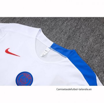 Chandal del Paris Saint-Germain Manga Corta 2025-2026 Blanco - Pantalon Corto