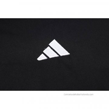 Chandal del Real Madrid Manga Corta 2023-2024 Negro - Pantalon Corto