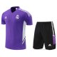 Chandal del Real Madrid Manga Corta 2022-2023 Purpura - Pantalon Corto