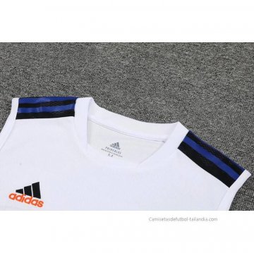 Chandal del Real Madrid Sin Mangas 2022-2023 Blanco