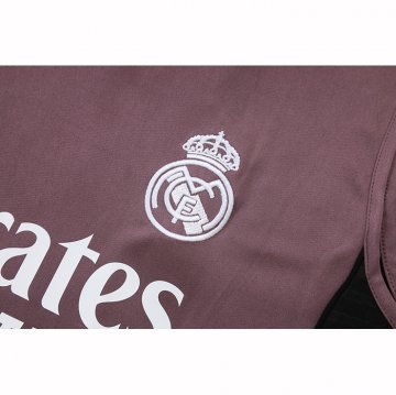 Chandal del Real Madrid Sin Mangas 2025-2026 Gris Purpura