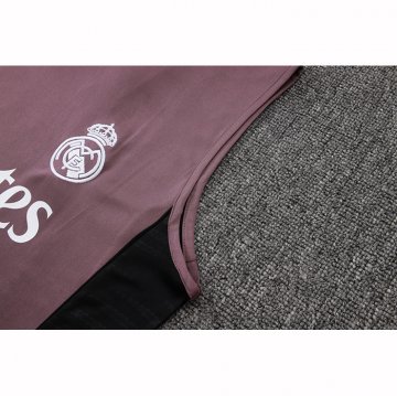 Chandal del Real Madrid Sin Mangas 2025-2026 Gris Purpura