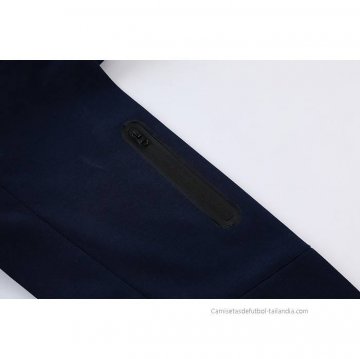 Chaqueta con Capucha del Barcelona 2022-2023 Azul