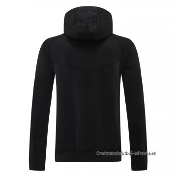 Chaqueta con Capucha del Barcelona 2024-2025 Negro