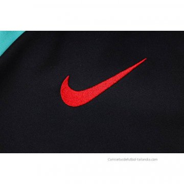 Chaqueta con Capucha del Barcelona 2022-2023 Azul y Negro