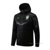 Chaqueta con Capucha del Brasil 2022-2023 Negro Chaqueta con Capucha del Brasil 2022-2023 Negro