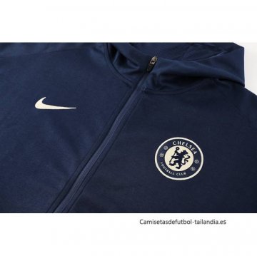 Chaqueta con Capucha del Chelsea 2024-2025 Azul