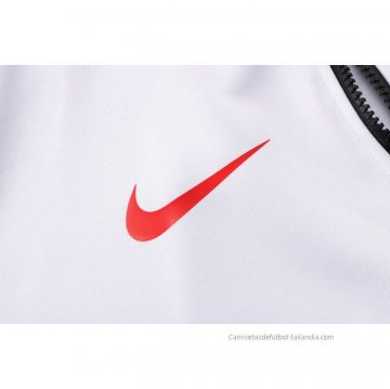 Chaqueta con Capucha del Francia 2022-2023 Blanco