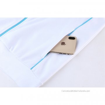 Chaqueta con Capucha del Napoli 2022-2023 Blanco