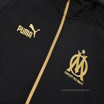 Chaqueta con Capucha del Olympique Marsella 2022-2023 Negro