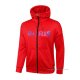 Chaqueta con Capucha del Paris Saint-Germain 2021-2022 Rojo