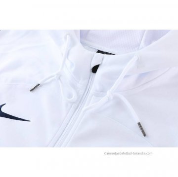 Chaqueta con Capucha del Paris Saint-Germain 2022-2023 Blanco